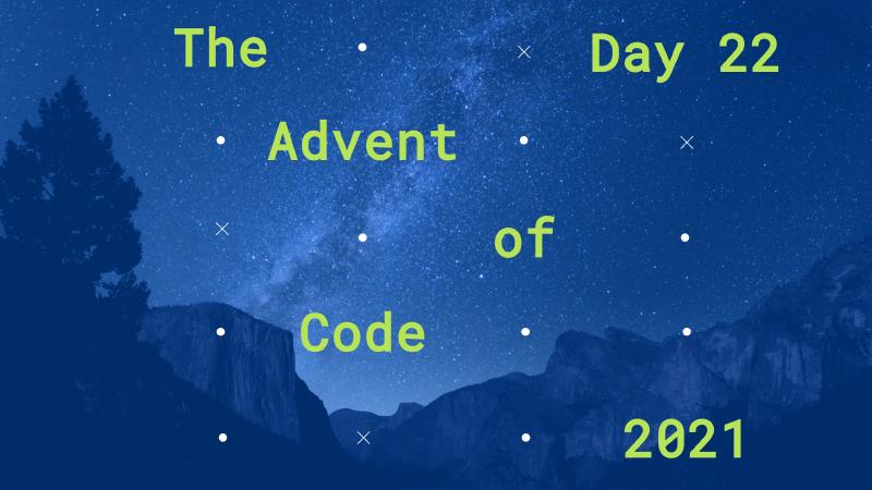 Featured image of post Advent of Code 2021 in Kotlin - Day 22